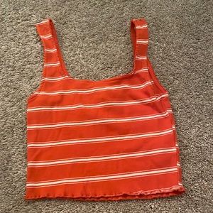 Striped forever 21 tank top